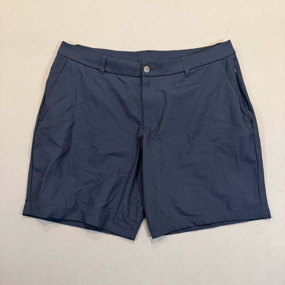 Lululemon Commission Short Size 38 Navy Blue Golf Stretch